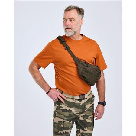TEE SHIRT MANCHES COURTES HOMME PINEWOOD 3-PACK - BLANC/PINE/ORANGE