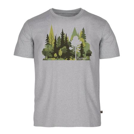Tee Shirt Manches Courtes Homme Pinewood Finnveden Recycled Outdoor - Gris Forest