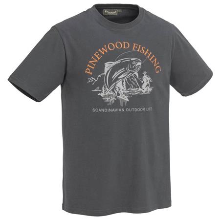 Tee Shirt Manches Courtes Homme Pinewood Fish T-Shirt - Anthracite