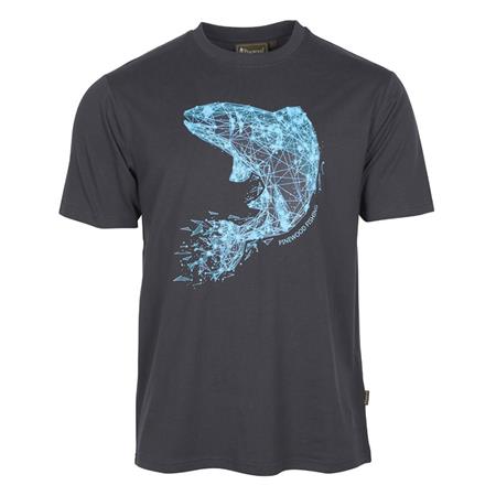 Tee Shirt Manches Courtes Homme Pinewood Fish - Bleu