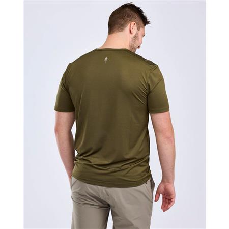 TEE SHIRT MANCHES COURTES HOMME PINEWOOD FUNCTION - MOSS GREEN