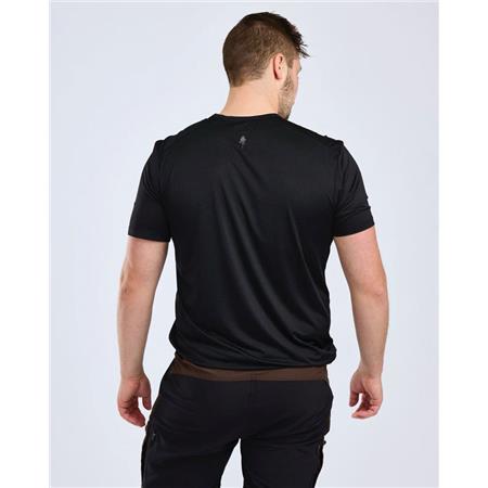 TEE SHIRT MANCHES COURTES HOMME PINEWOOD FUNCTION - NOIR