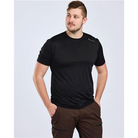 TEE SHIRT MANCHES COURTES HOMME PINEWOOD FUNCTION - NOIR