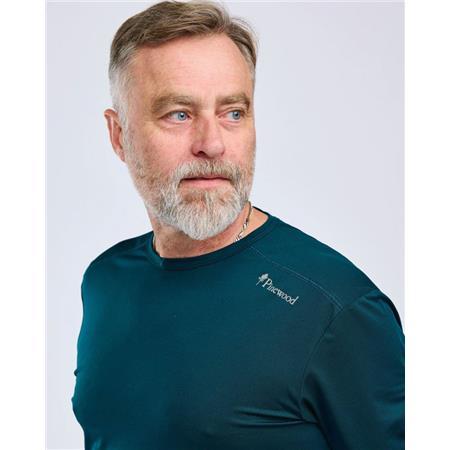 TEE SHIRT MANCHES COURTES HOMME PINEWOOD FUNCTION - TEAL BLUE