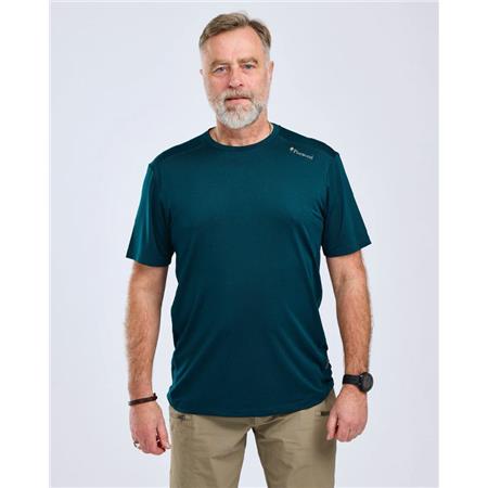 TEE SHIRT MANCHES COURTES HOMME PINEWOOD FUNCTION - TEAL BLUE