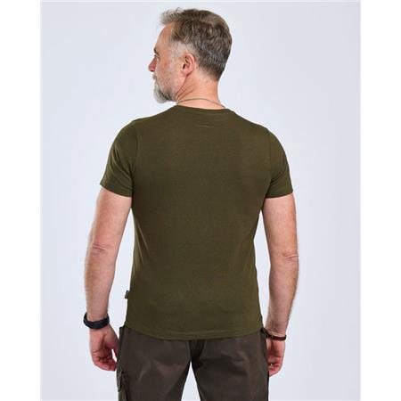 TEE SHIRT MANCHES COURTES HOMME PINEWOOD MOOSE - VERT