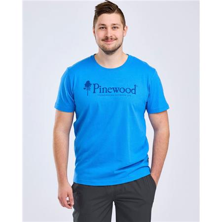 TEE SHIRT MANCHES COURTES HOMME PINEWOOD OUTDOOR LIFE - GALAXY BLUE