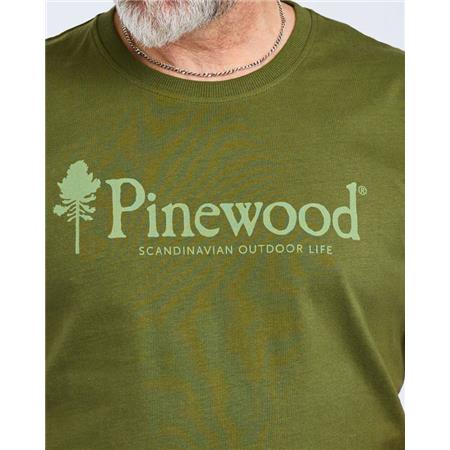 TEE SHIRT MANCHES COURTES HOMME PINEWOOD OUTDOOR LIFE - PINE GREEN
