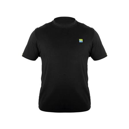 Tee Shirt Manches Courtes Homme Preston Innovations Lightweight Black T-Shirt - Noir