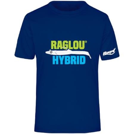 Tee Shirt Manches Courtes Homme Ragot Raglou Hybrid T-Shirt - Bleu
