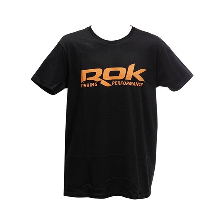 Tee-Shirt Manches Courtes Homme Rok Fishing - Noir - Xxxl