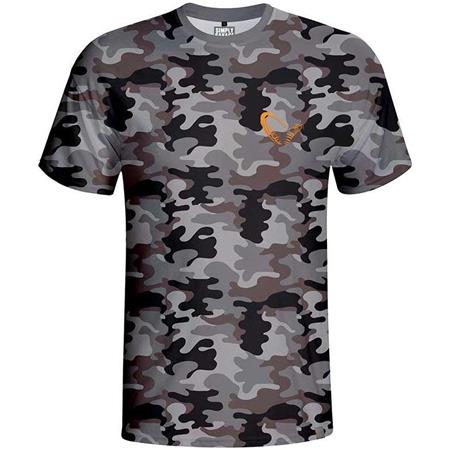 Tee Shirt Manches Courtes Homme Savage Gear Simply Savage - Camo