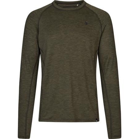 Tee-Shirt Manches Courtes Homme Seeland Peak - Pine Green Melange