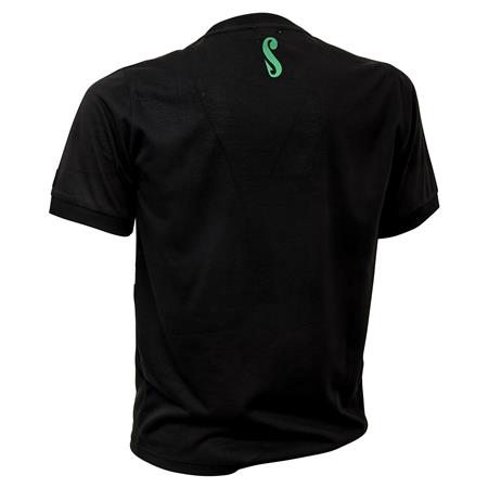 TEE SHIRT MANCHES COURTES HOMME SENSAS STRIPES - NOIR