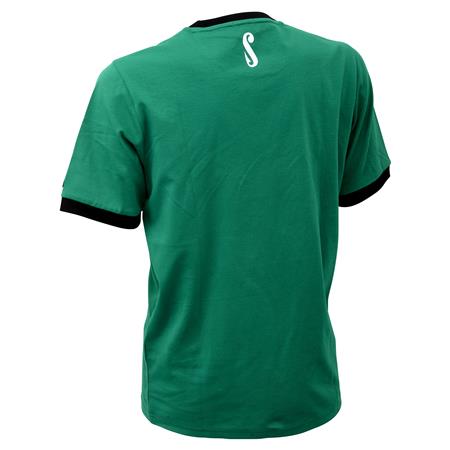 TEE SHIRT MANCHES COURTES HOMME SENSAS STRIPES - VERT