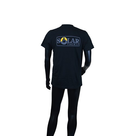 TEE SHIRT MANCHES COURTES HOMME SOLAR CASUALS T-SHIRT - NOIR