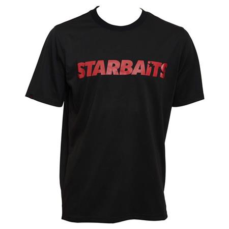 Tee Shirt Manches Courtes Homme Starbaits Tee-Shirt Black & Red