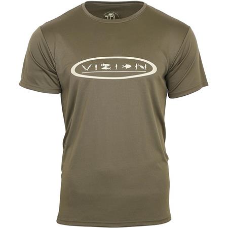 Tee Shirt Manches Courtes Homme Vision Bamboo T-Shirt - Kaki