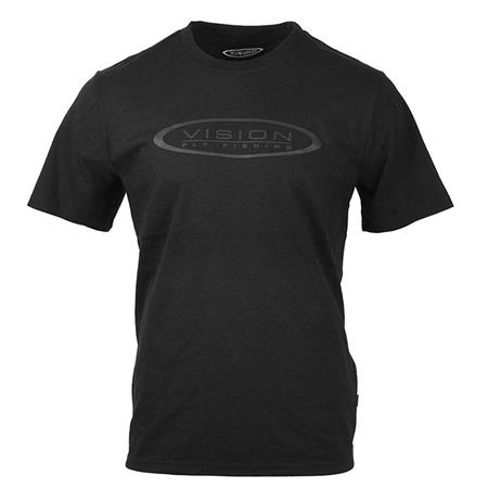 Tee Shirt Manches Courtes Homme Vision Logo T-Shirt - Noir