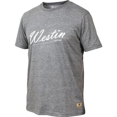 Tee Shirt Manches Courtes Homme Westin Old School T-Shirt - Gris