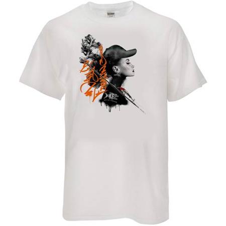 Tee Shirt Manches Courtes Homme W.O.F. Couv Street Art 22 White - Blanc
