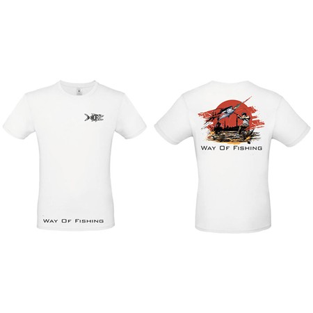 TEE SHIRT MANCHES COURTES HOMME W.O.F. MANGA - BLANC