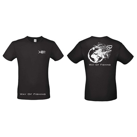 TEE SHIRT MANCHES COURTES HOMME W.O.F. TERRE - NOIR