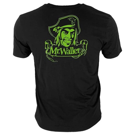 TEE SHIRT MANCHES COURTES HOMME ZECK MR. WALLER T-SHIRT - NOIR