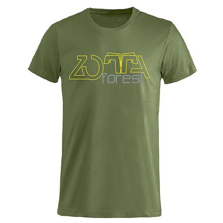 Tee Shirt Manches Courtes Homme Zotta Forest Active - Kaki