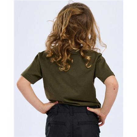 TEE SHIRT MANCHES COURTES JUNIOR PINEWOOD MOOSE K - VERT