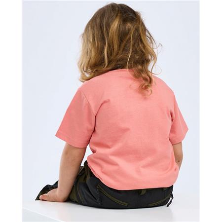 TEE SHIRT MANCHES COURTES JUNIOR PINEWOOD OUTDOOR LIFE K - LANTANA PINK