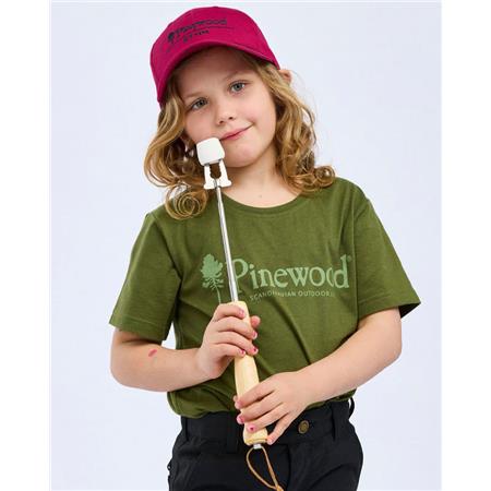 TEE SHIRT MANCHES COURTES JUNIOR PINEWOOD OUTDOOR LIFE K - PINE GREEN