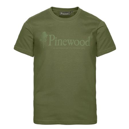 Tee Shirt Manches Courtes Junior Pinewood Outdoor Life K - Pine Green