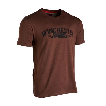 Tee Shirt Manches Courtes Winchester Vermont - Marron