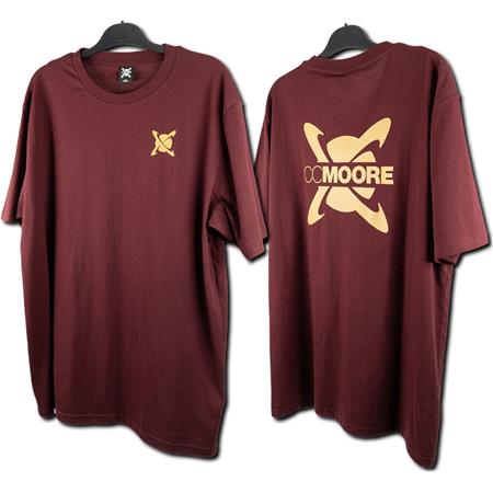 Tee Shirt Manches Coutes Homme Cc Moore T-Shirt - Burgundy