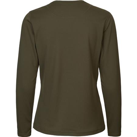 TEE-SHIRT MANCHES LONGUES FEMME HARKILA INSTINCT L/S W - WILLOW GREEN