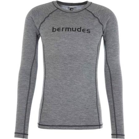 Tee Shirt Manches Longues Homme Bermudes Olly 2 - Gris Chiné