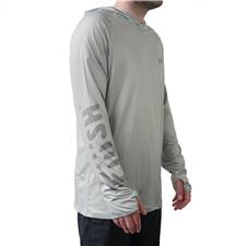 Chemise De Pêche Orvis Sun Defense Homme - Taille M - Manches Longues à Capuche - Bleu