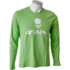 t shirt manche longue vert homme