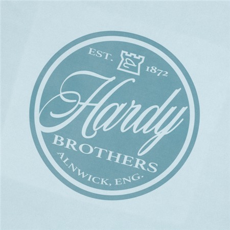 TEE SHIRT MANCHES LONGUES HOMME HARDY SCRIPT PERFORMANCE UPF HOODIE - CRYSTAL BLUE
