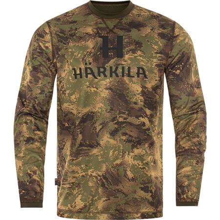 Tee Shirt Manches Longues Homme Harkila Deer Stalker Camo L/S - Axis Msp Forest Green