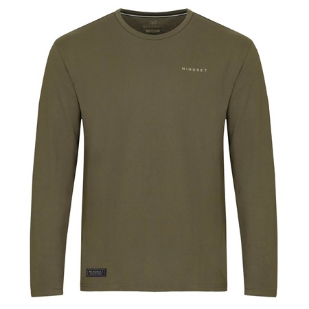 Tee Shirt Manches Longues Homme Korda Mindset Minimal Ls Tee - Olive