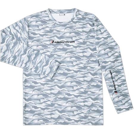 Tee Shirt Manches Longues Homme Major Craft - Camo/Gris