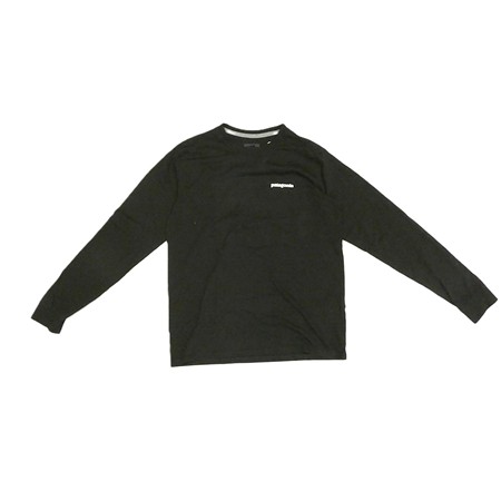 Tee-Shirt Manches Longues Homme Patagonia L/S P-6 Logo Responsibili-Tee - Black - Xs