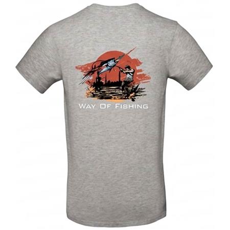 Tee Shirt Manches Longues Homme W.O.F. Manga - Gris Clair