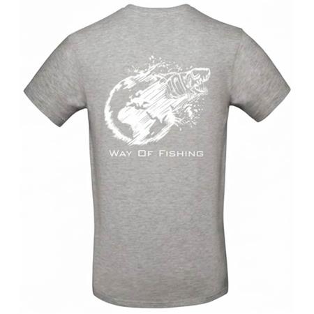 Tee Shirt Manches Longues Homme W.O.F. Terre - Gris Clair