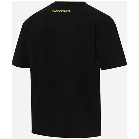 TEE SHIRT MANICHE CORTE UOMO FINNTRAIL BIG FISH BLACKYELLOW 6711 - NOIR