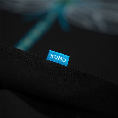 TEE SHIRT MANICHE CORTE UOMO KUMU EMPEROR TEE - NOIR