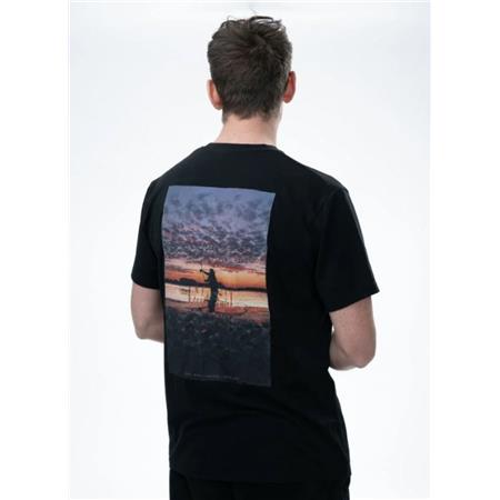 TEE SHIRT MANICHE CORTE UOMO NASH MAKE IT HAPPEN CAST - NOIR