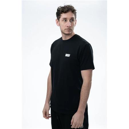 TEE SHIRT MANICHE CORTE UOMO NASH MAKE IT HAPPEN CAST - NOIR